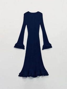 Трикотажное платье приталенного силуэта / Zarina  фото 2