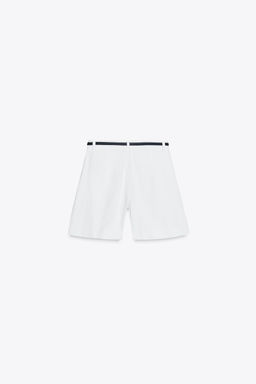 Z1975 DENIM SHORTS WITH DARTS AND BELT