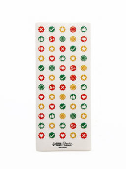 Цена за 3 шт. Наклейки детские оценки «Пять с плюсом», 7×16 см, 10 листов