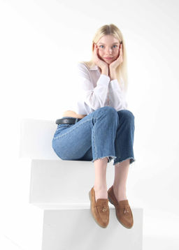 Лоферы туфли EDART 170.2614 be. светло- коричневый замша фото 17