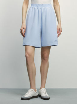 Трикотажные шорты с эластичным поясом / Zarina  фото 2