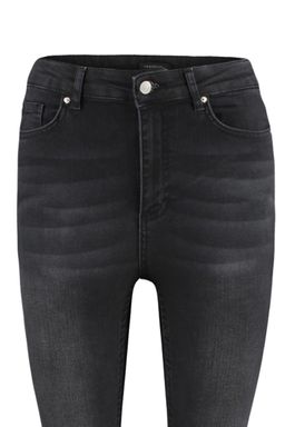 TRENDYOLMILLA Siyah Incelten Etki Super Yuksek Bel Skinny Jeans TWOSS23JE00080  фото 22