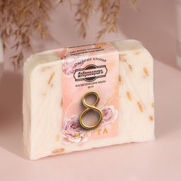 Косметическое мыло Добропаровъ Поздравляю с 8 Марта аромат овсяные хлопья, 80 г