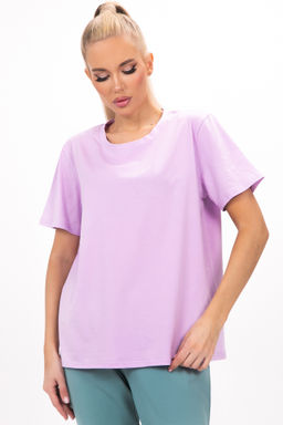 Футболка Базовая (сирень) - Эльза фото 2