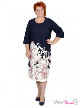 Платье Модель №1188 размеры 44-84 - Plusmoda фото 4