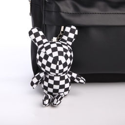 Рюкзак текстильный с карманом кожзам, 38х29х11 см, черный - Nazamok фото 3