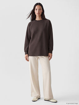 Soft Touch Oversize Kad?n Sweatshirt Tunik - Waikiki фото 2