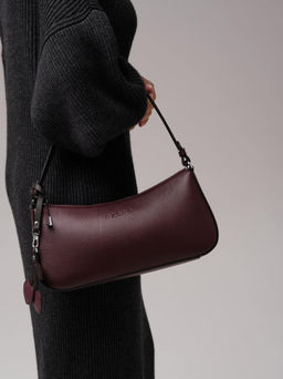 Сумка багет Azaro 31200 зимняя вишня