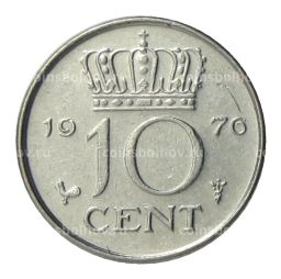 10 центов 1976 года Нидерланды