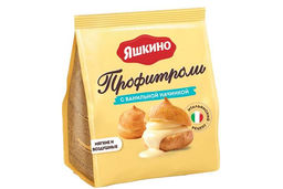 Яшкино, профитроли с ванильной начинкой, 158 г