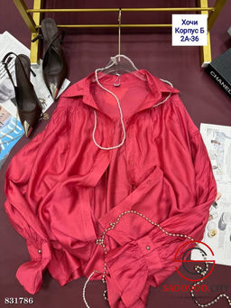 Рубашка женская однотонная