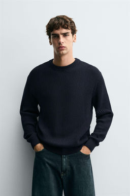 RIBBED TEXTURE SWEATER - Zara фото 2