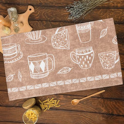 Полотенце кухонное Cup of tea 35х60см, МИКС