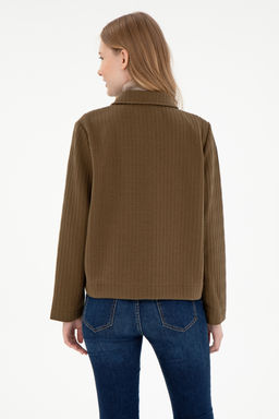 Женский свитшот цвета хаки Неожиданная скидка в корзине - U.s. polo assn фото 12