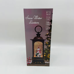 Новогодний декор Фонарь стекло - Дед Мороз на санях 23 см (арт. WDL-2101A) - Ип лебедев о.ю фото 5