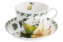 Чашка с блюдцем Груша, 0,48 л