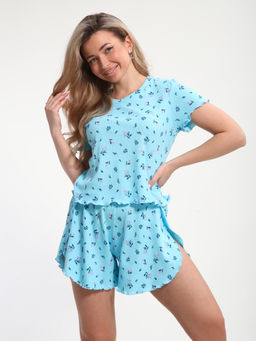 М445 Пижама Шалунья (бирюза)