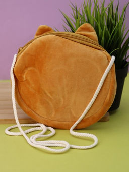 Сумочка плюшевая "Fox", orange (16*14 см)