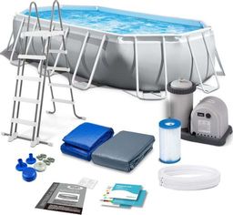 -20% Бассейн Prism Frame 503х274х122см (фильтр-насос 5,6 м3/ч, лестница, подстилка, тент), Intex  фото 2