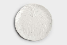 Блюдо, 22 см, керамика, белое, в крапинку, Тыква, Light pumpkin - Anna lafarg фото 6