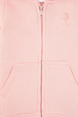 K_z _ocuk Toz Pembe Basic Sweatshirt - U.s. polo assn фото 4