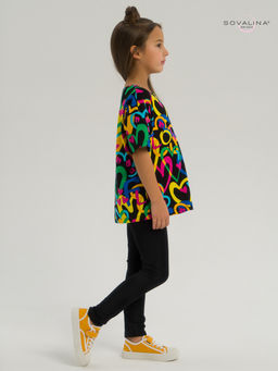 Костюм Мун яркие сердца-черный - Sovalina фото 28