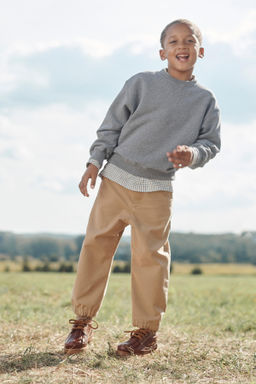 PLAIN SWEATSHIRT WITH EMBROIDERED FOX LIMITED EDITION