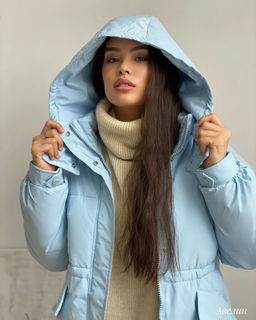 Куртка Авелин (голубой) - Nadi bordo фото 3