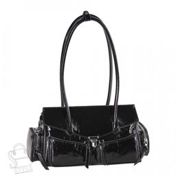Сумка женская кожаная 3350Q black Polina&Eiterou в Новосибирске
