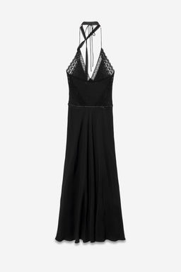 VESTIDO LENCERO - THE ITEM / Negro - Zara фото 7