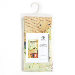 Полотенце Этель Hello 40х73 см, 100% хл, саржа 190 гр/м2  фото 5