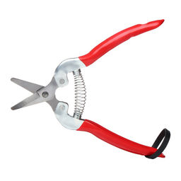 Ножницы садовые, 7 (18 см), с металлическими ручками, обрезиненная ручка, красные, Greengo фото 13