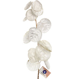 Цена за 2 шт. Искусственные цветы "FLOWERS GLAMOUR" 80см Ветка декоративная белая