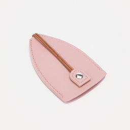 Ключница карманная с кольцом, размер 11.5×7.5×0.3 см, розовая