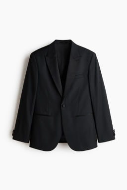 Chaqueta de esmoquin en mezcla de lana Regular Fit