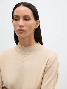 Conso/KTM 240713 - beige Водолазка женская  фото 2