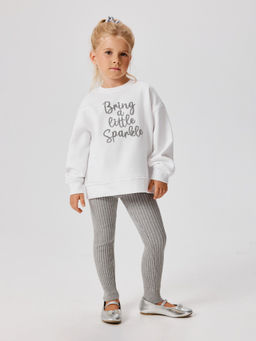 ACOOLA / Брюки детские для девочек (лосины) Suzana pt серый меланж