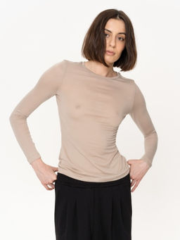 MY Лонгслив приталенный жен.тенсел ЛО023