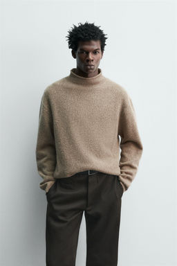 WOOL - SILK SWEATER WITH BUTTONS - Zara фото 2