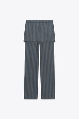 PINSTRIPE TROUSER SKIRT - Zara фото 8