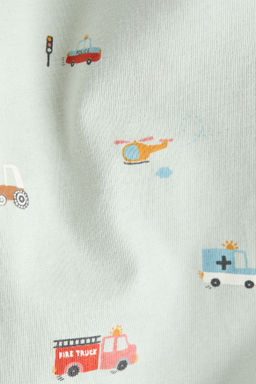 Pijama estampado de algod?n