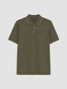 Polo Yaka Dokulu Erkek Ti??rt