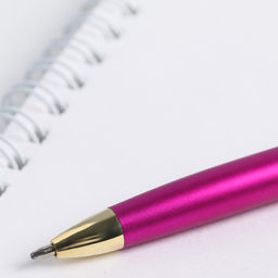 Ручка шариковая, синяя паста, 1.0 мм, металл В день 8 Марта