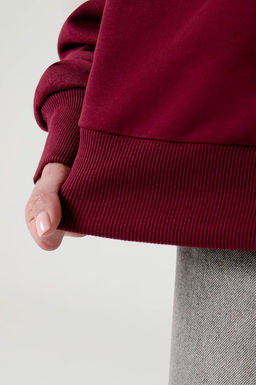 Арт. 1-5137 Свитшот женский полузамок 44-50 (4 шт) Цвет:бордовый - Калинка фото 10