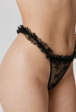 Infinity / Трусы стринг жен Surprisa черный - Infinity Lingerie фото 4