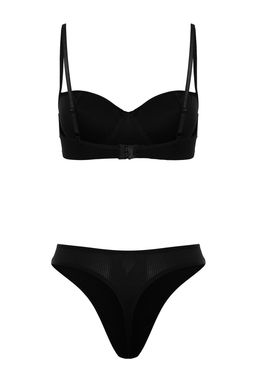 TRENDYOLMILLA Beyaz Fitilli Etiket Detayl? Ip Ask?l? Kaps?z Orme Ic Camas?r? Tak?m? THMSS24CC00029 фото 32