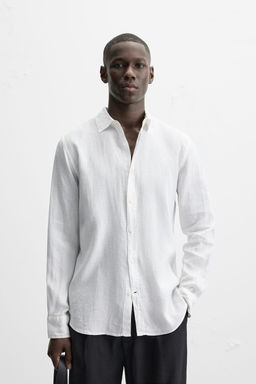 100% LINEN SHIRT - Zara фото 2