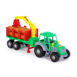 Алтай, трактор с полуприцепом-лесовозом - Полесье фото 4