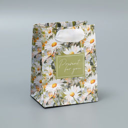 Цена за 4 шт. Пакет подарочный ламинированный, упаковка, Present, 9?12?6.5 см