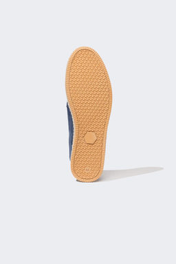 Мужские кожаные замшевые эспадрильи на плоской подошве - Defacto фото 4